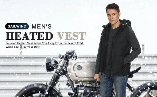 Sailwind Verwarmde Bodywarmer Heren Met Powerbank - Voor Fietsen/Motor/Ski/Kamperen/Vissen/Golf En Meer 10 Sailwind Verwarmde Bodywarmer Heren Met Powerbank - Voor Fietsen/Motor/Ski/Kamperen/Vissen/Golf En Meer - Afbeelding 10