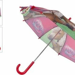 Merkloos Paraplu - Paardenvrienden - Voor Kinderen - 60x70cm -Mushie  winkel 550x340 9