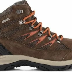 Travelin' Nyborg - Hoge Heren Wandelschoenen - Waterdicht En Ademend - Bruin Leer - Maat 45