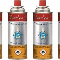 Bright Speak Bright Spark - 4x Universele Gasbus (A4) Voor Camping Kooktoestel, Koksbrander, Etc. - Voordeelverpakking