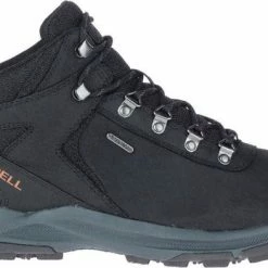 Merrell Erie Mid Leather Wp Wandelschoenen Heren - Black - Maat 42 -Mushie  winkel 550x348
