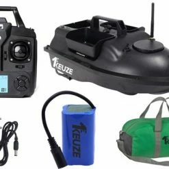 EERSTEKEUZE® GPS Voerboot - 4.0 KG Laadvermogen - Hook Release - Inclusief Tas - 500M Bereik - Cruise Control - 16 GPS Posities - 3 Voerbakken - Karpervissen - Top Klasse Voerboot!