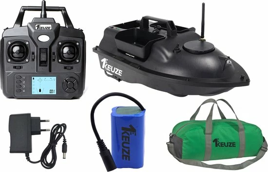 EERSTEKEUZE® GPS Voerboot - 4.0 KG Laadvermogen - Hook Release - Inclusief Tas - 500M Bereik - Cruise Control - 16 GPS Posities - 3 Voerbakken - Karpervissen - Top Klasse Voerboot! 1 EERSTEKEUZE® GPS Voerboot - 4.0 KG Laadvermogen - Hook Release - Inclusief Tas - 500M Bereik - Cruise Control - 16 GPS Posities - 3 Voerbakken - Karpervissen - Top Klasse Voerboot!