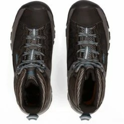 Keen Targhee III Mid Dames Wandelschoenen Magnet/Atlantic Blue | Grijs | Leer | Maat 38 -Mushie  winkel 550x354 2