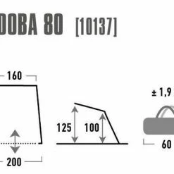 High Peak Cordoba 80 - Beach Shelter - Aluminium/Donkergrijs 6 High Peak Cordoba 80 - Beach Shelter - Aluminium/Donkergrijs -Mushie winkel 550x358