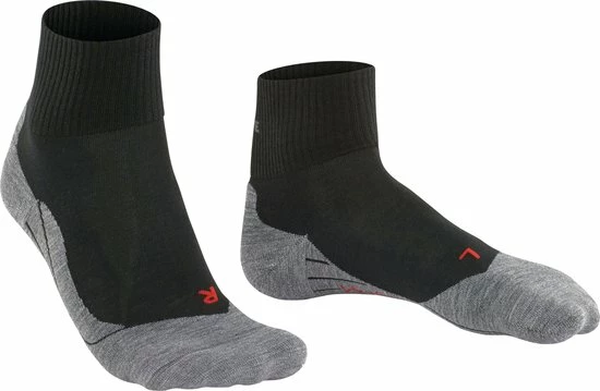 FALKE TK5 Wander Short Wandelsokken Kort Zacht Thermisch Anti-blaar Antizweet Zonder Motief Met Elastische Boord Admend Merinowol Zwart Heren Sportsokken - Maat 44-45 9 FALKE TK5 Wander Short Wandelsokken Kort Zacht Thermisch Anti-blaar Antizweet Zonder Motief Met Elastische Boord Admend Merinowol Zwart Heren Sportsokken - Maat 44-45 - Afbeelding 9