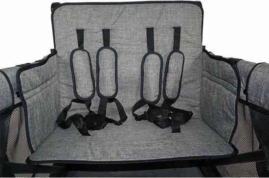 FUXTEC Bolderkar FX-CTXL900 - Premium Grijs - Nu Voor Maximaal 4 Kinderen 2 FUXTEC Bolderkar FX-CTXL900 - Premium Grijs - Nu Voor Maximaal 4 Kinderen - Afbeelding 2