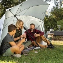 Sport-Brella - Premiere Strandtent - Windscherm - Tochtscherm - Tochtscherm - Stormparaplu - Zonnescherml - Blauw -Mushie  winkel 550x364 5