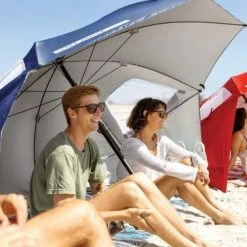 Sport-Brella - Premiere Strandtent - Windscherm - Tochtscherm - Tochtscherm - Stormparaplu - Zonnescherml - Blauw -Mushie  winkel 550x364 6