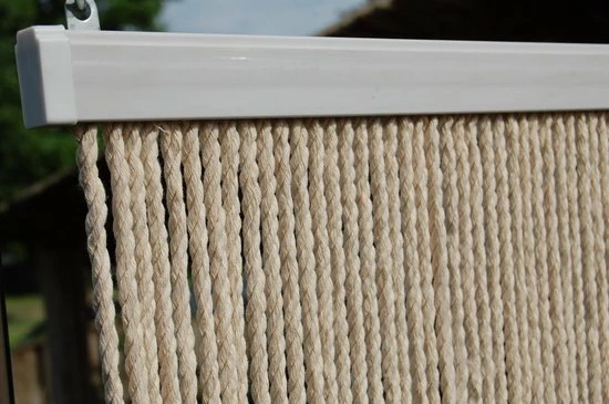 Casa Deurgordijn Touw Toulon 3 - 100x230cm - Beige 1 Casa Deurgordijn Touw Toulon 3 - 100x230cm - Beige