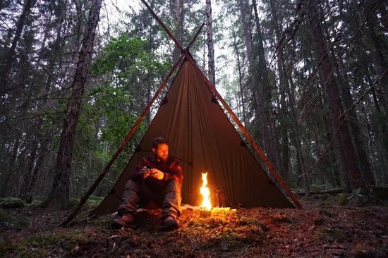 DD Hammocks Tarp 3x3 – Olive Green 4 DD Hammocks Tarp 3x3 – Olive Green - Afbeelding 4