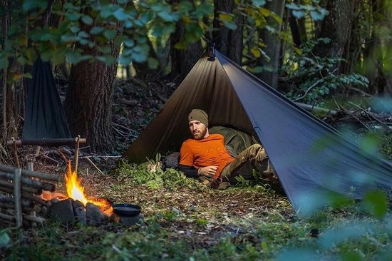 DD Hammocks Tarp 3x3 – Olive Green 7 DD Hammocks Tarp 3x3 – Olive Green - Afbeelding 7