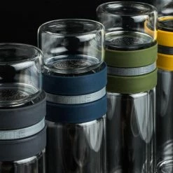 T-Bottle Theebeker - Met Theefilter - Dubbelwandig - Forest Green -Mushie  winkel 550x366 4