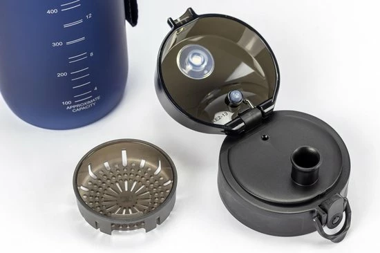 Drinkfles 500ml - Sport Bidon Drinkbus - Zwart - Stevig Tritan Hoge Kwaliteit - King Mungo KMDF025 2 Drinkfles 500ml - Sport Bidon Drinkbus - Zwart - Stevig Tritan Hoge Kwaliteit - King Mungo KMDF025 - Afbeelding 2