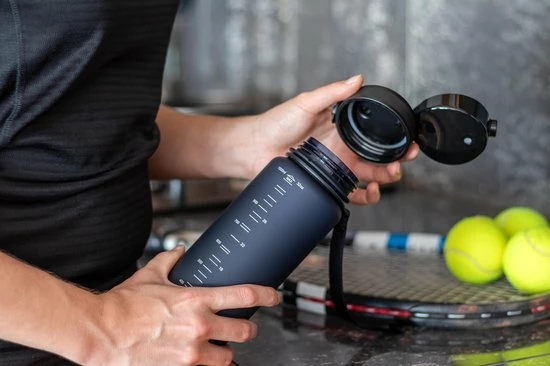 Drinkfles 650ml - Sport Bidon Drinkbus Luxe Hoge Kwaliteit - Blauw King Mungo 5 Drinkfles 650ml - Sport Bidon Drinkbus Luxe Hoge Kwaliteit - Blauw King Mungo - Afbeelding 5