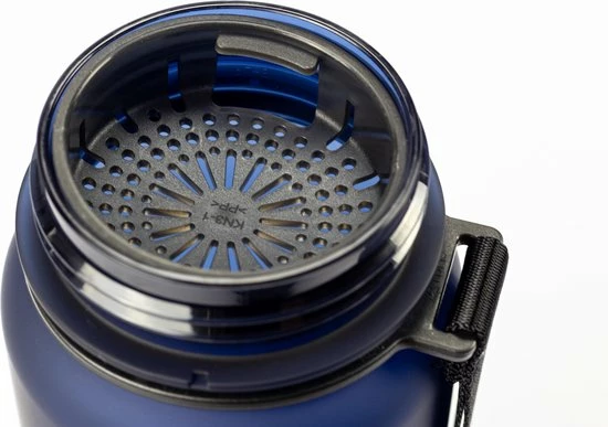 Drinkfles 650ml - Sport Bidon Drinkbus Luxe Hoge Kwaliteit - Blauw King Mungo 4 Drinkfles 650ml - Sport Bidon Drinkbus Luxe Hoge Kwaliteit - Blauw King Mungo - Afbeelding 4