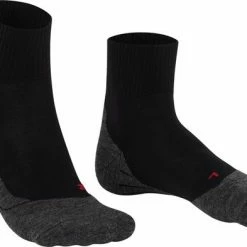 FALKE TK5 Wander Wool Short Wandelsokken Antiblaar Dun Sneldrogend Merinowol Zwart Heren Sportsokken - Maat 42-43 -Mushie  winkel 550x393 15