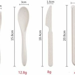 Mes Lepel Vork Set - Portable Doosje - Herbruikbaar - Ecofriendly - Met Beschermhoes - Groen - Usables 7 Mes Lepel Vork Set - Portable Doosje - Herbruikbaar - Ecofriendly - Met Beschermhoes - Groen - Usables -Mushie winkel 550x401 3