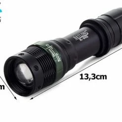 Bailong Oplaadbare LED Zaklamp Set - Met Zoom + 18650 Batterij Oplader - 5000 Lumen -Mushie  winkel 550x412 11