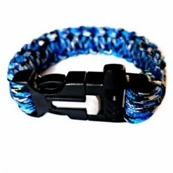 Now4you Paracord Survival Armband - Met Vuursteen - Blauw Camouflage 13 Now4you Paracord Survival Armband - Met Vuursteen - Blauw Camouflage -Mushie winkel 550x412 19