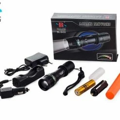 Bailong Oplaadbare LED Zaklamp Set - Met Zoom + 18650 Batterij Oplader - 5000 Lumen -Mushie  winkel 550x412 3