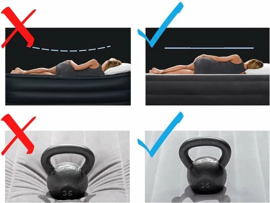 Intex Luchtbed Comfort Elevated Dura-beam 191 Cm Pvc Grijs 9 Intex Luchtbed Comfort Elevated Dura-beam 191 Cm Pvc Grijs - Afbeelding 9