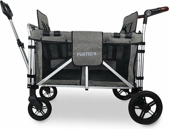 FUXTEC Bolderkar FX-CTXL900 - Premium Grijs - Nu Voor Maximaal 4 Kinderen 8 FUXTEC Bolderkar FX-CTXL900 - Premium Grijs - Nu Voor Maximaal 4 Kinderen - Afbeelding 8