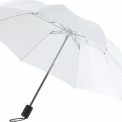 Merkloos Opvouwbare Paraplu Wit 85 Cm