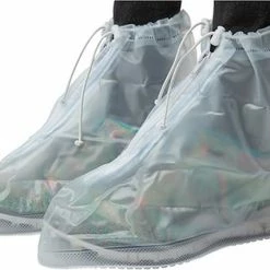 Happyshopper Festival Schoenen Hoezen - Overschoen - PVC - Transparant - Maat 38-40 - L