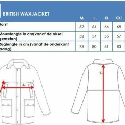 MGO Leisure Wear British Wax Parka Outdoorjas Heren - Maat M -Mushie  winkel 550x433 2