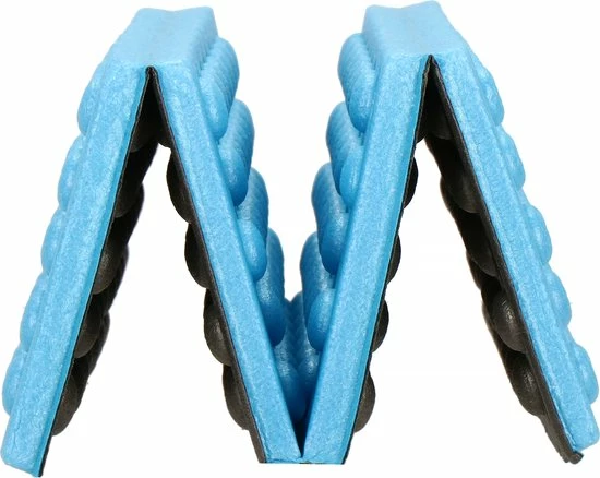 Springos Zitmat | Opvouwbaar Zitmatje | Zitkussen | 28 X 40 X 1 Cm | Blauw 4 Springos Zitmat | Opvouwbaar Zitmatje | Zitkussen | 28 X 40 X 1 Cm | Blauw - Afbeelding 4