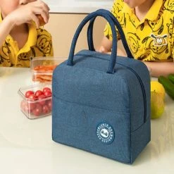 Merkloos Koeltas Lunch - Lunchtas Volwassenen - Kinderen - Lunchtrommel - Picknicktas - Koelzak - Coolbag - Waterdicht - Lunchtas - Koeltasje - Rood -Mushie  winkel 550x441
