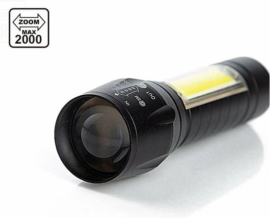 Vintag USB Oplaadbare Zaklamp - Zeer Fel - Waterdicht - Multi Functioneel - LED - Klein 7 Vintag USB Oplaadbare Zaklamp - Zeer Fel - Waterdicht - Multi Functioneel - LED - Klein - Afbeelding 7