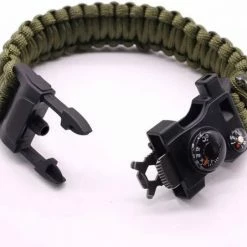 LOUZIR 15 In 1 Paracord Survival Armband - Camouflage - Handige & Comfortabele Reisgadget Met 15 Functies! - Stoere Survival Multi Tool - Multi Tool - Inclusief Magnesium Vuurstarter -Mushie  winkel 550x446 1