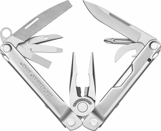 Leatherman Bond Multitool - 14 Functies - RVS - Zilver - Nylon Sheath 1 Leatherman Bond Multitool - 14 Functies - RVS - Zilver - Nylon Sheath