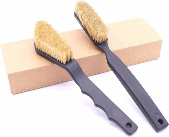 Taludd Klimborstelset - 2x Klimborstel Van Echt Varkenshaar - 1 Rechte En 1 Gehoekte Borstel - Voor Klimmen En Boulderen, Binnen En Buiten - Zwart 2 Taludd Klimborstelset - 2x Klimborstel Van Echt Varkenshaar - 1 Rechte En 1 Gehoekte Borstel - Voor Klimmen En Boulderen, Binnen En Buiten - Zwart - Afbeelding 2