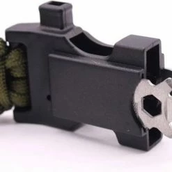 LOUZIR 15 In 1 Paracord Survival Armband - Camouflage - Handige & Comfortabele Reisgadget Met 15 Functies! - Stoere Survival Multi Tool - Multi Tool - Inclusief Magnesium Vuurstarter -Mushie  winkel 550x452 10