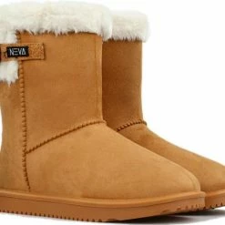 Gevavi Neva Bruin Gevoerde Laarzen Dames -Mushie  winkel 550x461 1