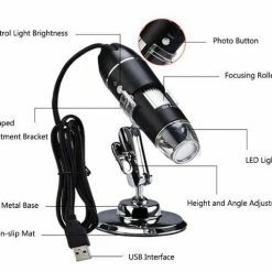 DrPhone X4-1 Microscoop - Digitaal / USB - 30Fps - 1000x Vergroting - Voor Computer / Laptop MAC Windows OS -Mushie  winkel 550x477 2