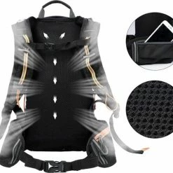 West Biking Ultralichte Drinkrugzak | Lichte Hydro Rugzak | Outdoor Sporten Hardlopen Klimmen Pouch Fietsen Wandelen | Waterafstotende Fiets Rugzak – 10 L Zwart/Grijs -Mushie  winkel 550x486 1