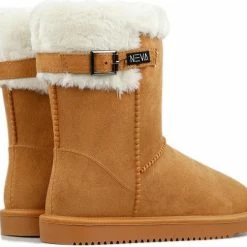 Gevavi Neva Bruin Gevoerde Laarzen Dames -Mushie  winkel 550x486 2