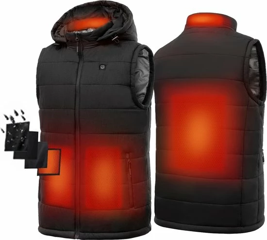 Sailwind Verwarmde Bodywarmer Heren Met Powerbank - Voor Fietsen/Motor/Ski/Kamperen/Vissen/Golf En Meer 3 Sailwind Verwarmde Bodywarmer Heren Met Powerbank - Voor Fietsen/Motor/Ski/Kamperen/Vissen/Golf En Meer - Afbeelding 3