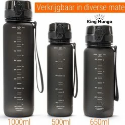 Drinkfles 500ml - Sport Bidon Drinkbus - Zwart - Stevig Tritan Hoge Kwaliteit - King Mungo KMDF025 13 Drinkfles 500ml - Sport Bidon Drinkbus - Zwart - Stevig Tritan Hoge Kwaliteit - King Mungo KMDF025 -Mushie winkel 550x496 3