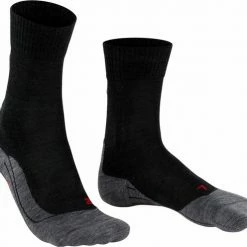 FALKE TK5 Wander Wandelsokken Mid-rise Zacht Thermisch Anti-blaar Antizweet Zonder Motief Met Elastische Boord Warm Admend Merinowol Zwart Heren Sportsokken - Maat 46-48 -Mushie  winkel 550x496 4
