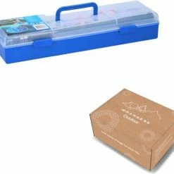 Orange85 Viskoffer Met Accessoires - 46x13x8 Cm - Gevuld - Vishengelset - Kunstaas - Vishaakjes - Visloodjes - Dobbers - Spinner -Mushie  winkel 550x496 6