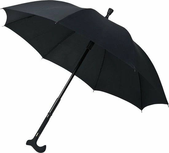 Impliva Falcone® Paraplu - Ø 102 Cm - Zwart 1 Impliva Falcone® Paraplu - Ø 102 Cm - Zwart