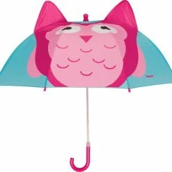 Playshoes - Kinder Paraplu Met Uil- Turquoise - Maat Onesize