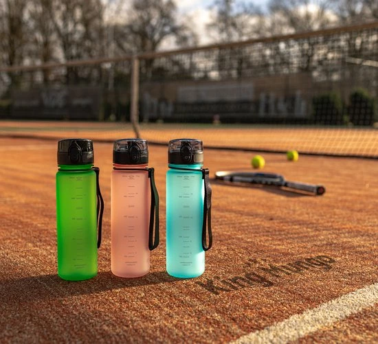 Drinkfles 500ml - Sport Bidon Drinkbus - Zwart - Stevig Tritan Hoge Kwaliteit - King Mungo KMDF025 6 Drinkfles 500ml - Sport Bidon Drinkbus - Zwart - Stevig Tritan Hoge Kwaliteit - King Mungo KMDF025 - Afbeelding 6