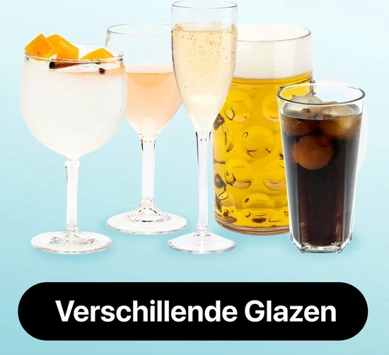 MyDrinkglass Plastic Wijnglazen Lissabon Zwart | Plastic Wijnglazen | 2 Stuks | Wijnglazen Witte Wijn | Wijnglazen Rood | Wijnglazen Set | Plastic Glazen | Zero Waste | Herbruikbaar | Onbreekbaar Wijnglas | 270 Ml | 10 MyDrinkglass Plastic Wijnglazen Lissabon Zwart | Plastic Wijnglazen | 2 Stuks | Wijnglazen Witte Wijn | Wijnglazen Rood | Wijnglazen Set | Plastic Glazen | Zero Waste | Herbruikbaar | Onbreekbaar Wijnglas | 270 Ml | - Afbeelding 10