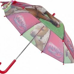 Merkloos Paraplu - Paardenvrienden - Voor Kinderen - 60x70cm